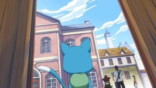 момент из аниме Fairy tail